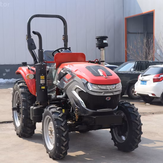 La fabbrica fornisce direttamente il trattore agricolo per macchine agricole Euro Five Yto Engine 70HP 75HP 80HP 90HP 100HP 120HP 130HP 4WD
