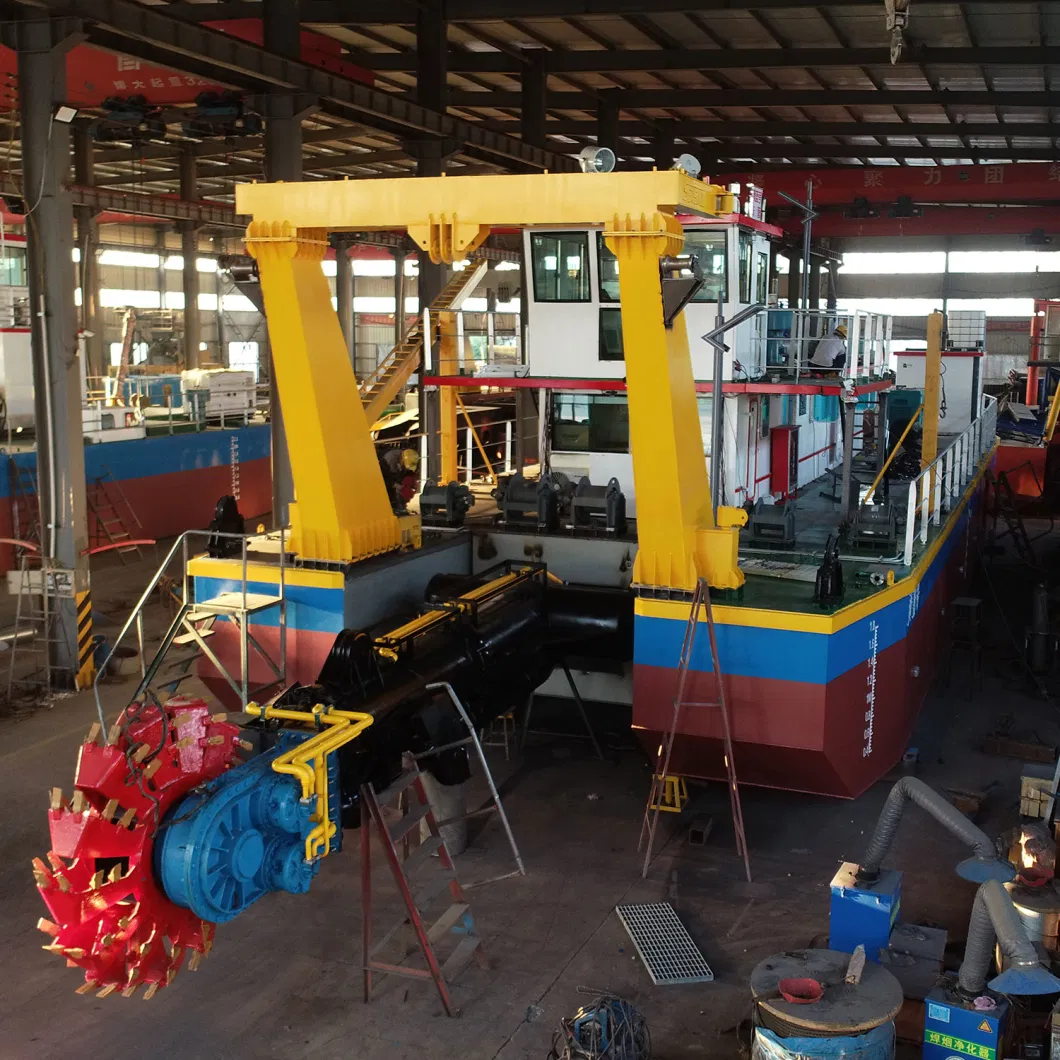 Hydraulic Diesel Engine Dredger/Electric Motor Ship /Anchor Boom/River Sand Pump Machinery/ Cutter Suction Digging Equipment Used in River Dredge /Lake Mud