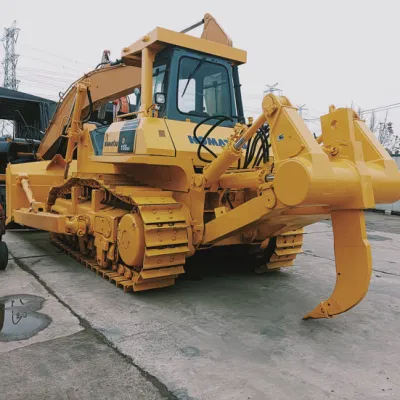 Bulldozer Komatsu D155ax da 40 tonnellate in ottime condizioni di lavoro, trattore cingolato Komatsu D155 D155ax usato in promozione