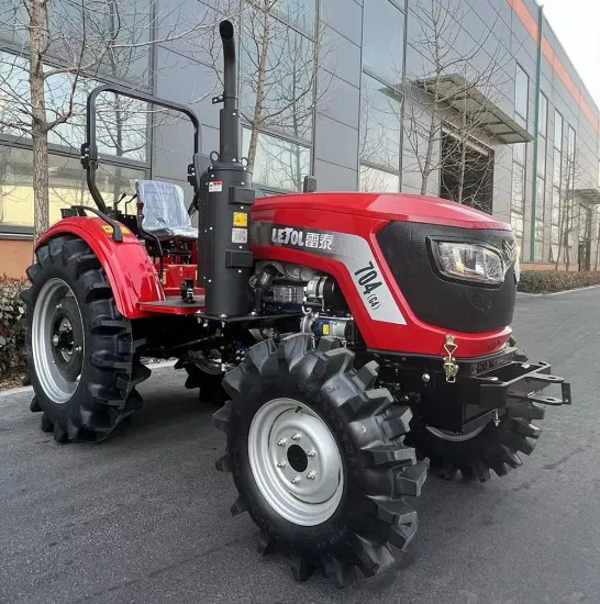 Trattore da giardino 4WD 70HP Trattore da frutteto CE Piccolo trattore agricolo a quattro ruote Trattore a piedi Mini trattore per macchine agricole