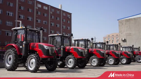 Trattore gommato agricolo per attrezzature agricole in giardino con macchina cinese multiuso/vendita calda